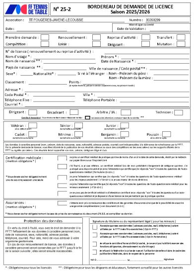 Lire la suite à propos de l’article Inscriptions Saison 2025-2026